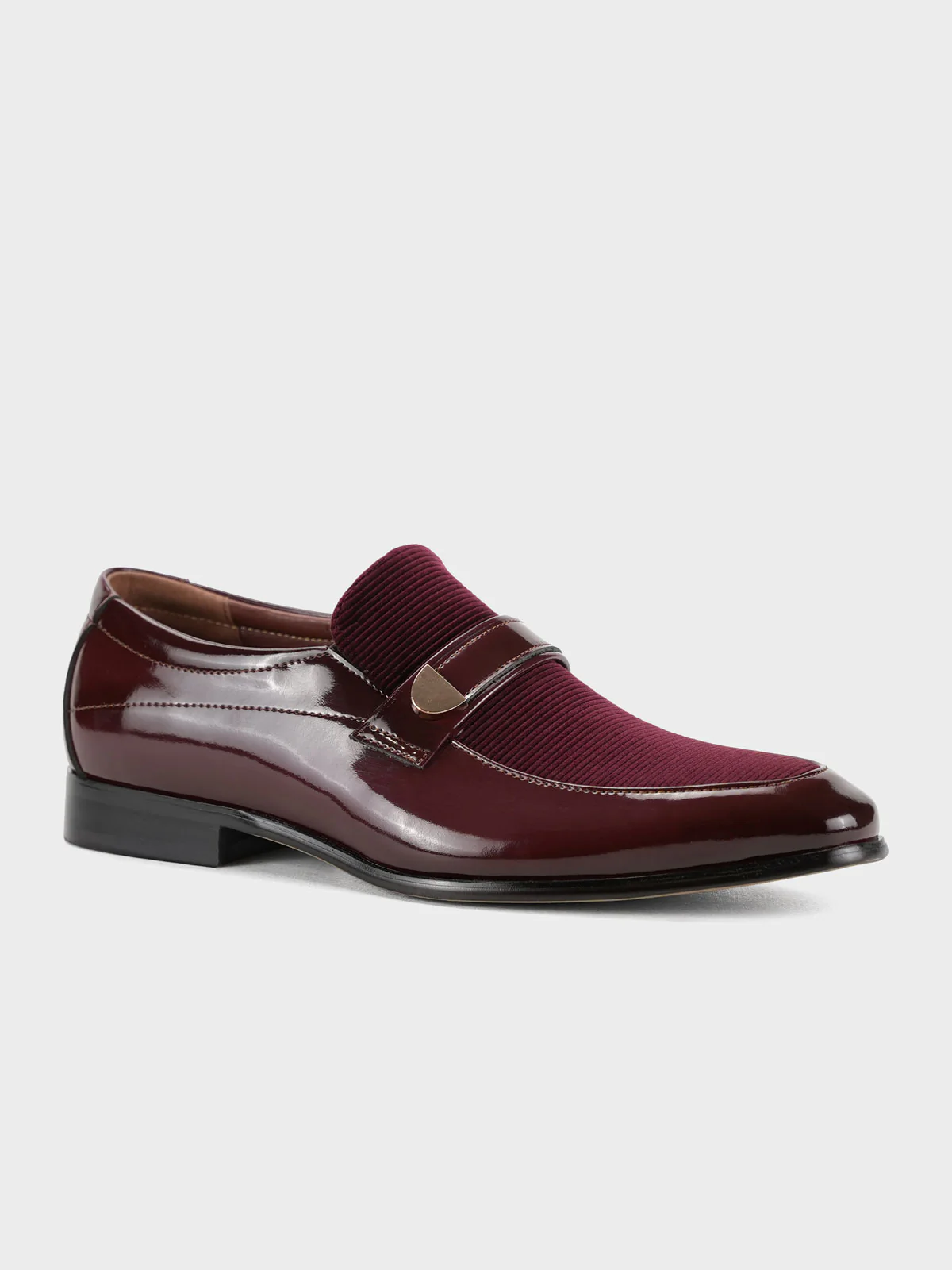 Men "ADELINA" Classic Leather Formal Shoes - Image 2