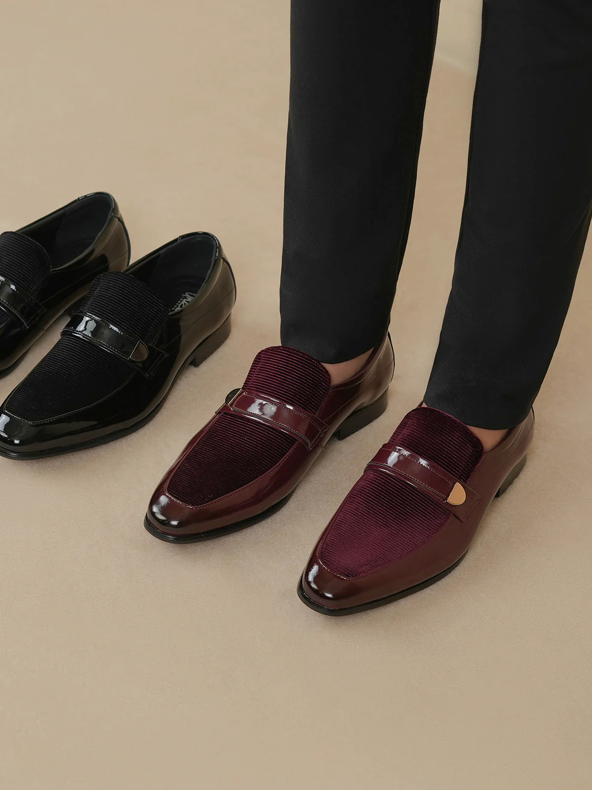 Men "ADELINA" Classic Leather Formal Shoes - Image 6