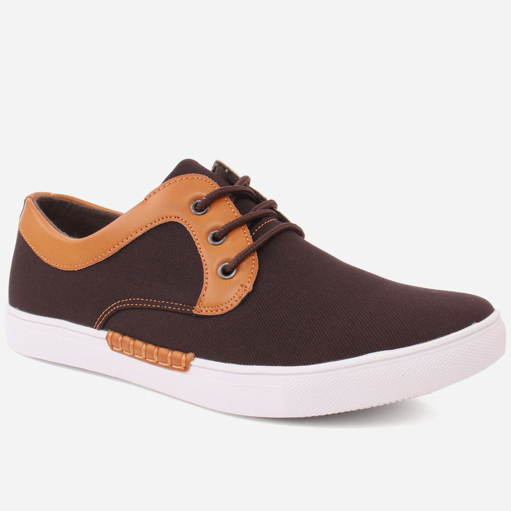 Men "JENSON" Wide Fit Low Top Workout Dual Color Lace Up Casual Trainers