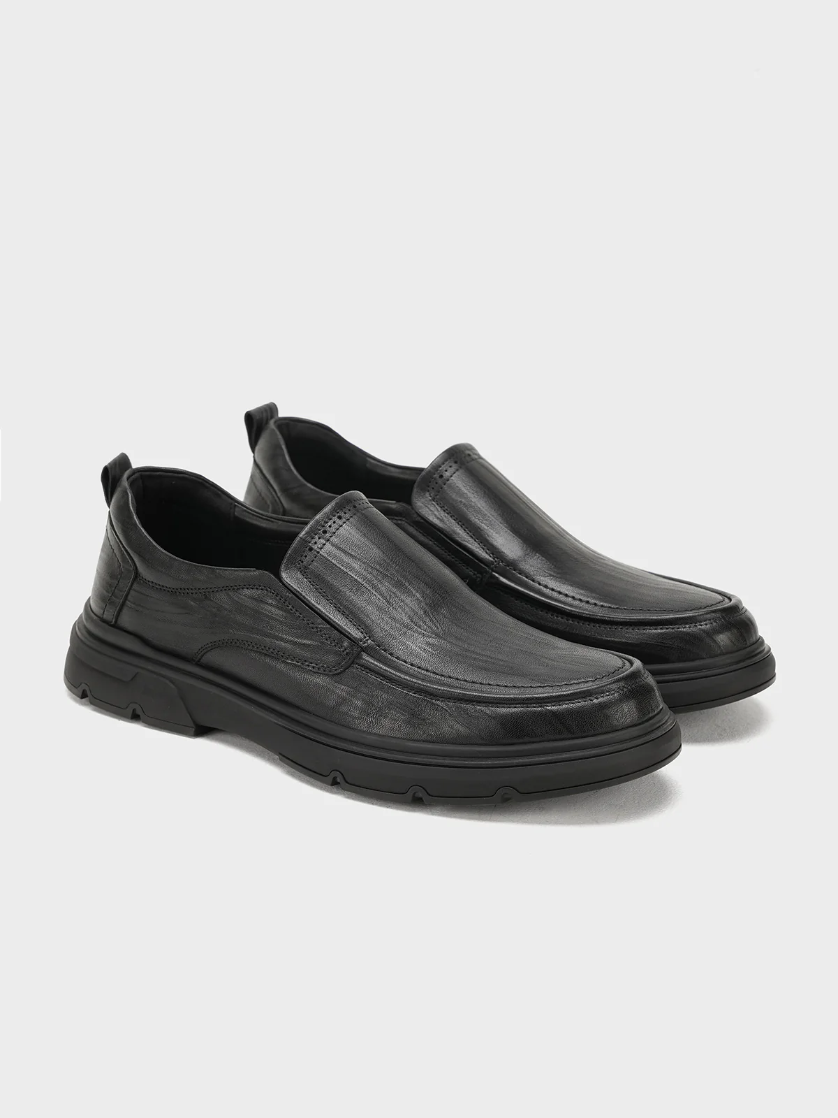 Men "KALKIN" Easy To Wear Leather Loafers - Image 4