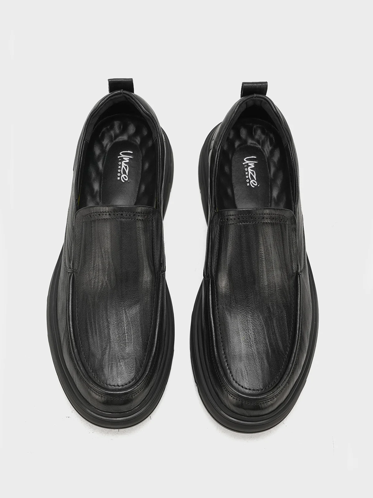 Men "KALKIN" Easy To Wear Leather Loafers - Image 9