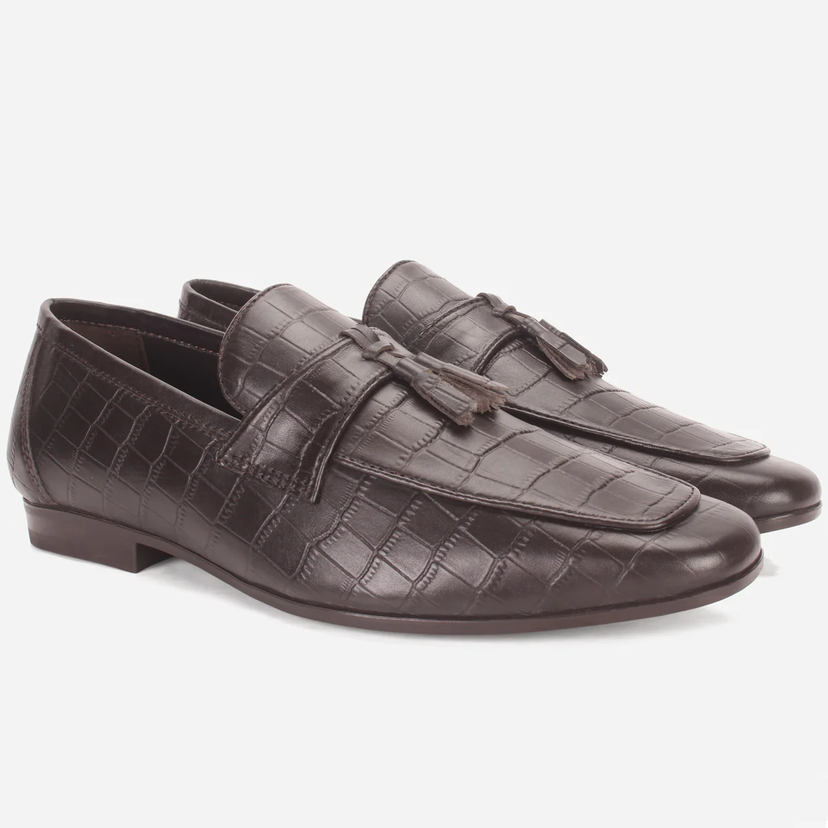 Men "KEITH" Leather Formal Dress Slip-On Shoes - Image 2