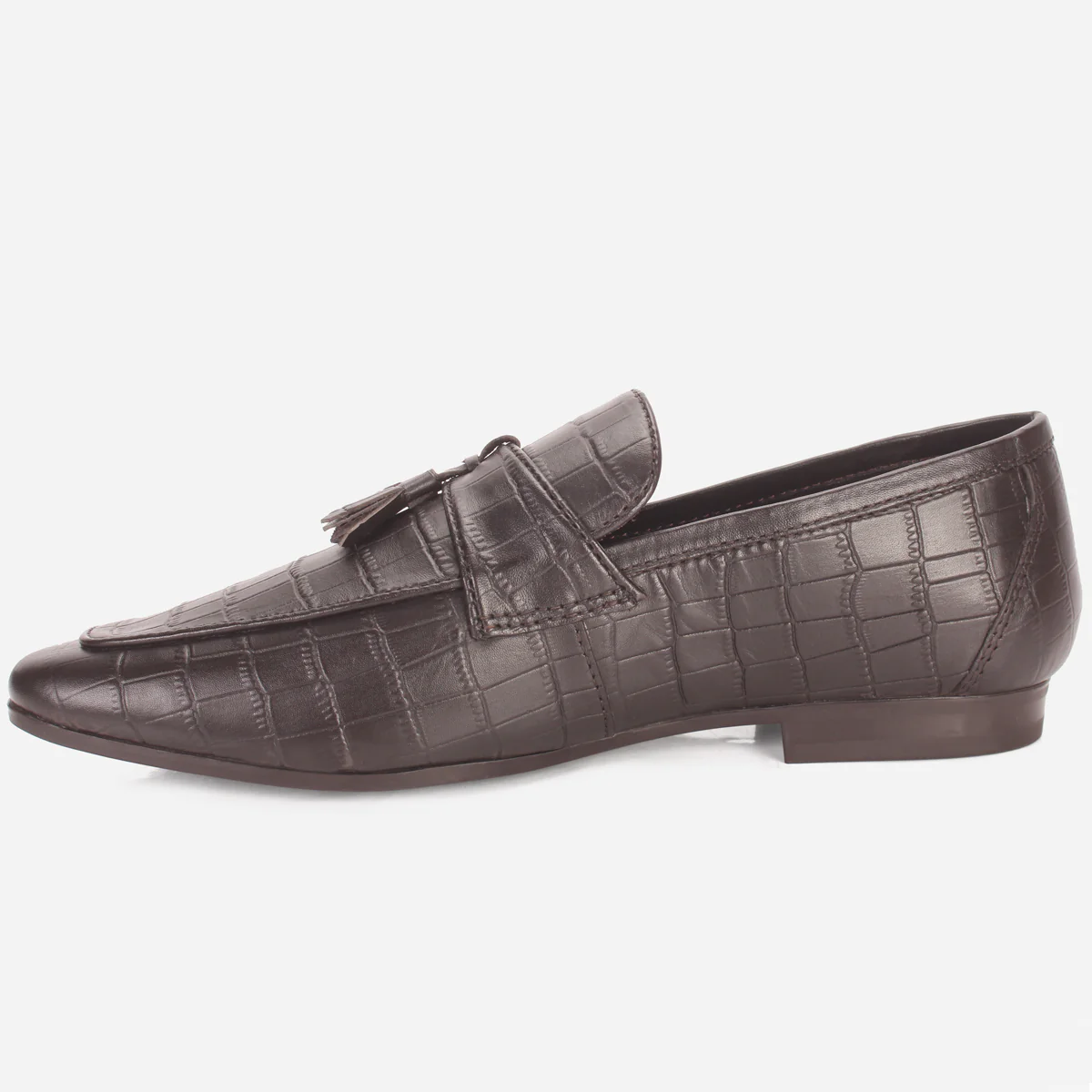 Men "KEITH" Leather Formal Dress Slip-On Shoes - Image 3
