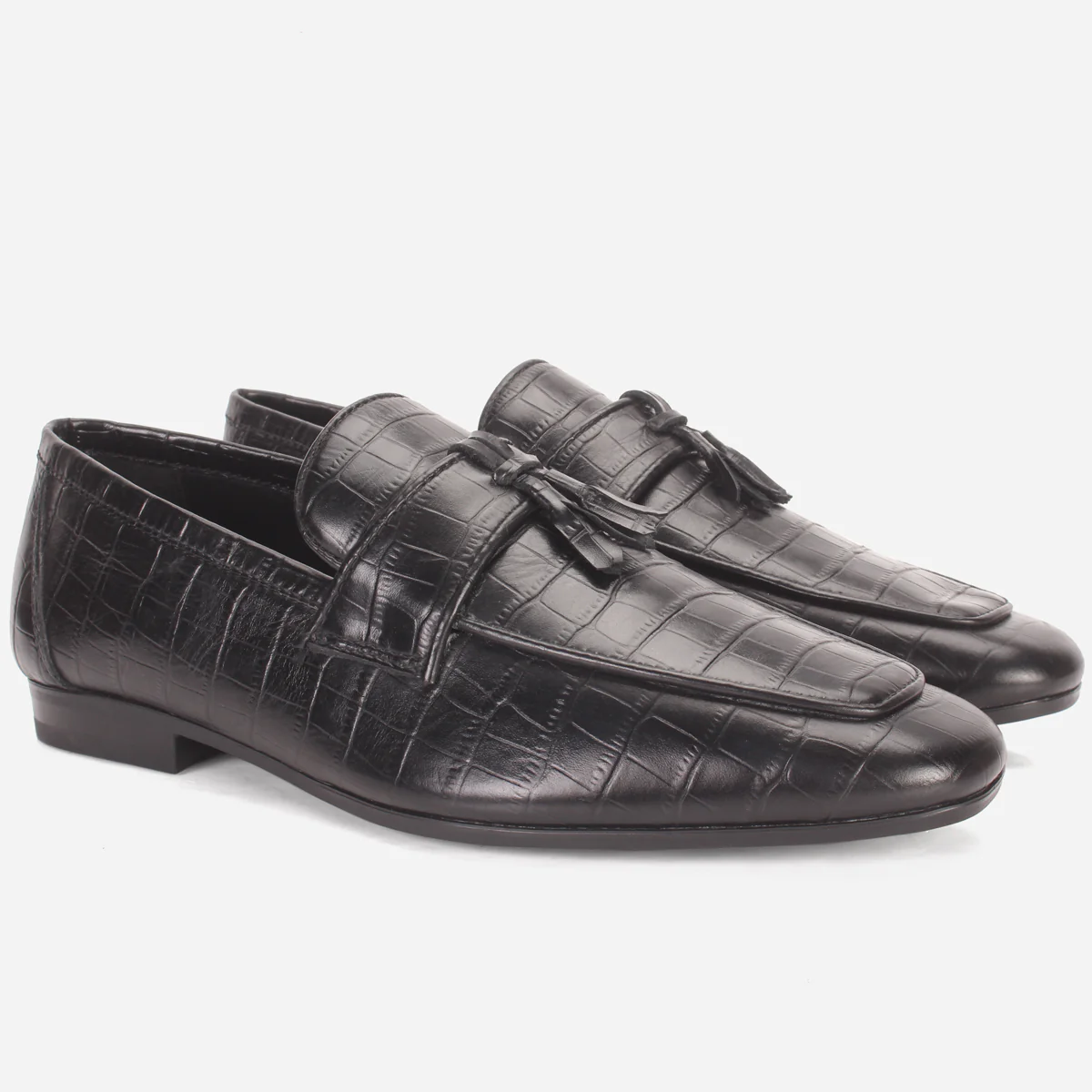 Men "KEITH" Leather Formal Dress Slip-On Shoes - Image 2