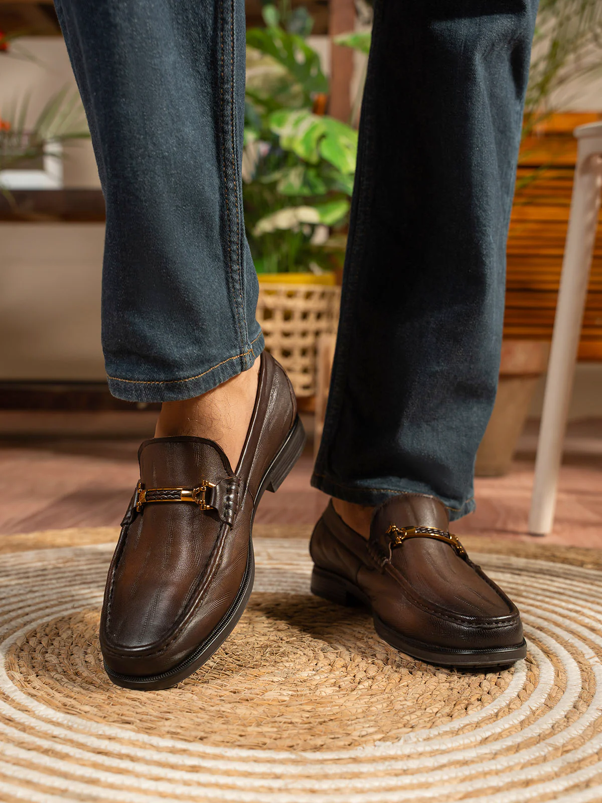 Men "KEITH" Slip On Design Leather Formals - Image 3