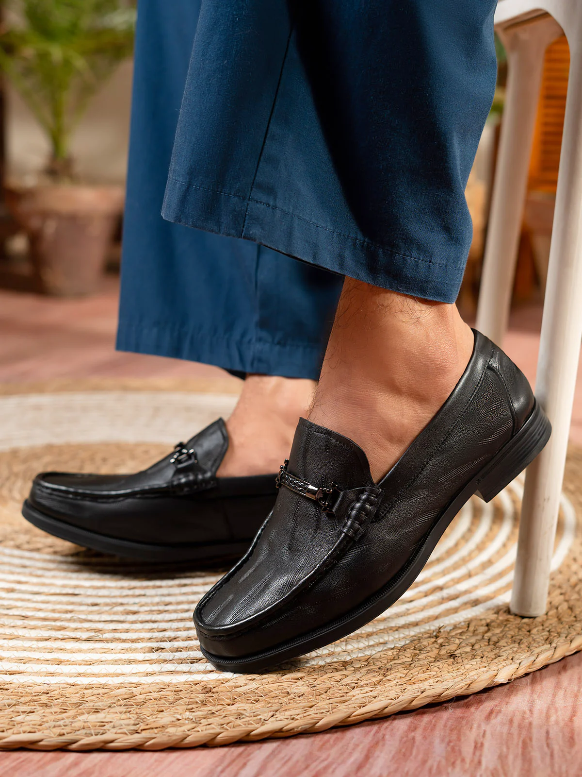 Men "KEITH" Slip On Design Leather Formals - Image 10