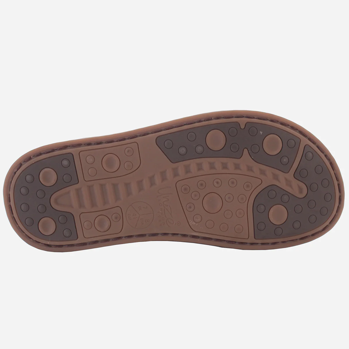 Men "KITZ" Leather Open Toe Summer Slippers - Image 5