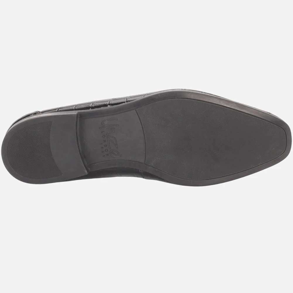 Men "KLIEN" Leather Office Dress Slip-On Oxfords - Image 5