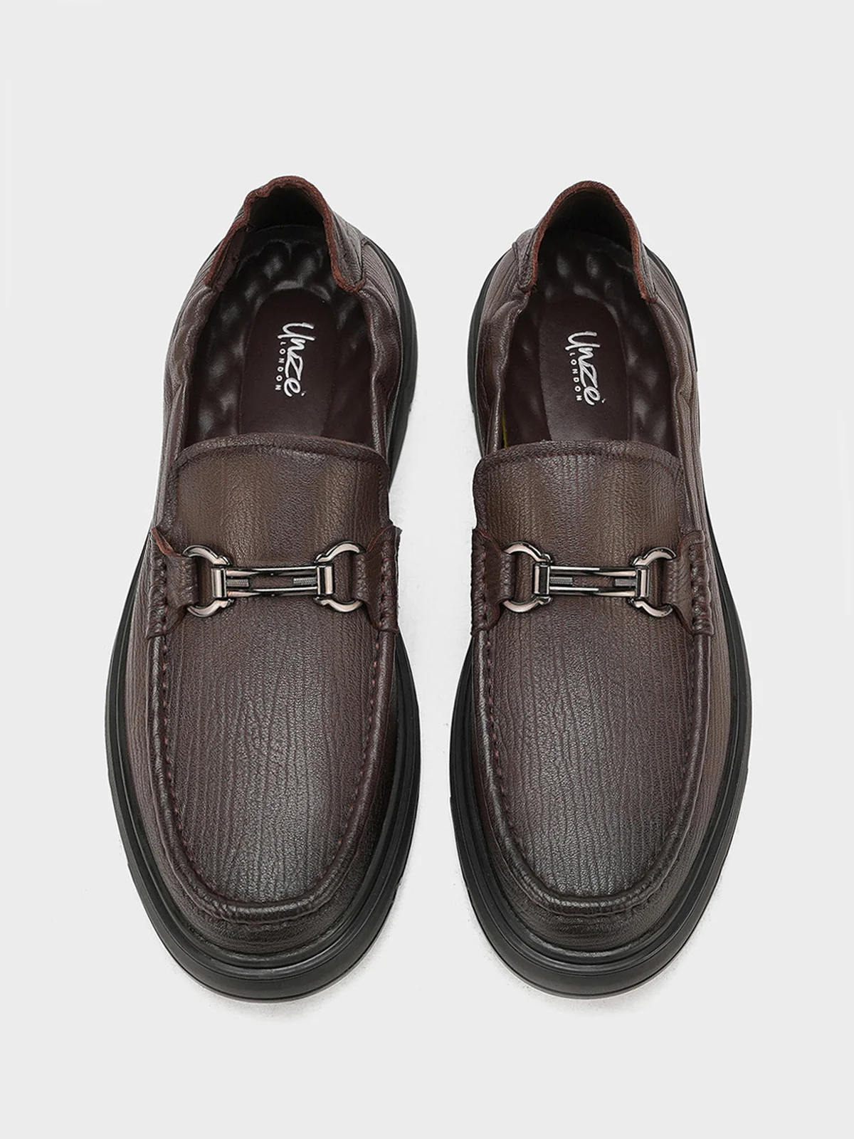 Men "KOMALI" Loafer Slip-On Leather Shoes - Image 9