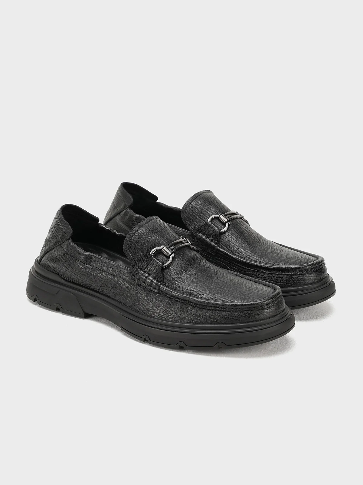 Men "KOMALI" Loafer Slip-On Leather Shoes - Image 4