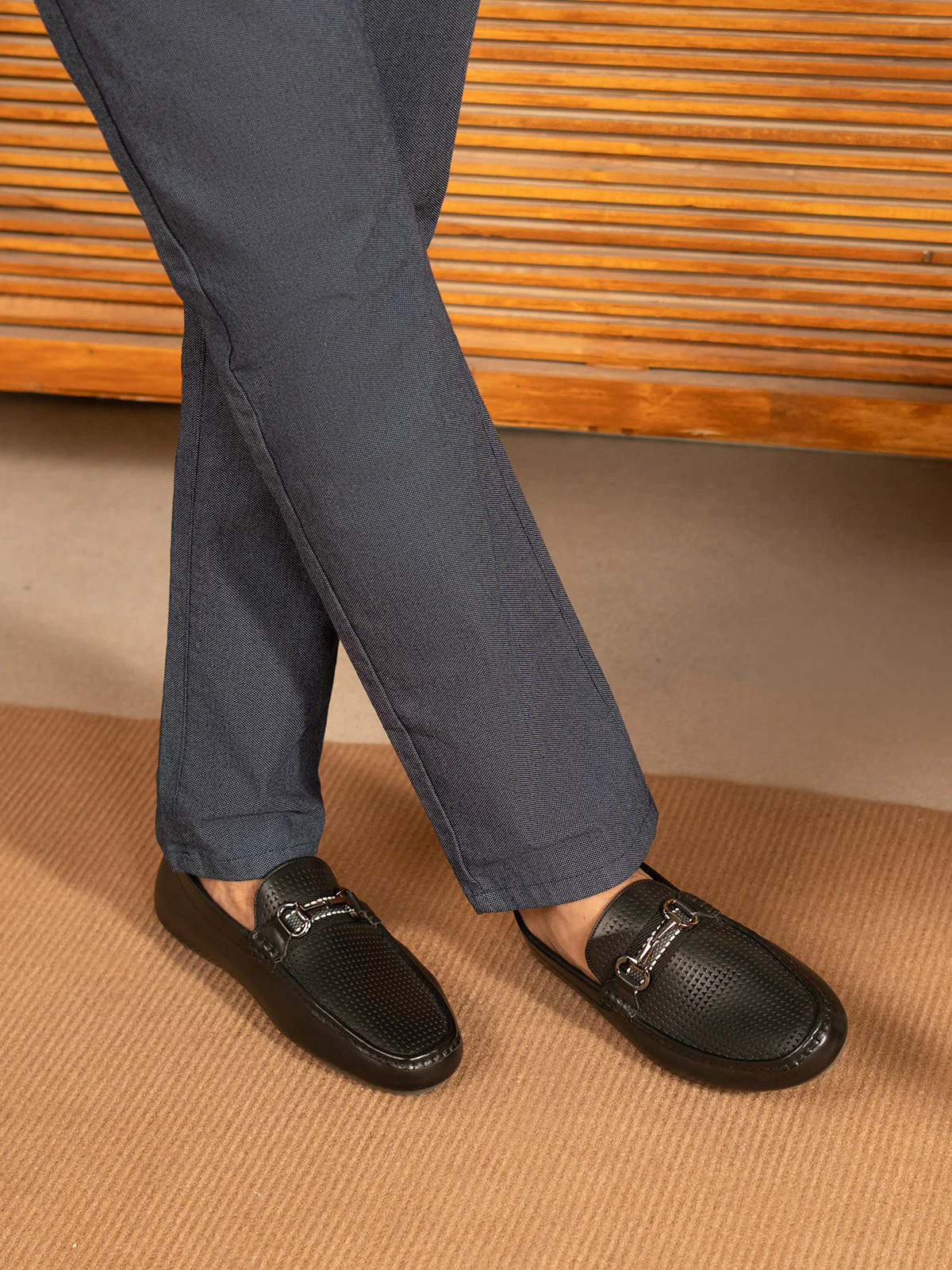 Men "LACHLAN" Easy Slip On Mocassins - Image 3