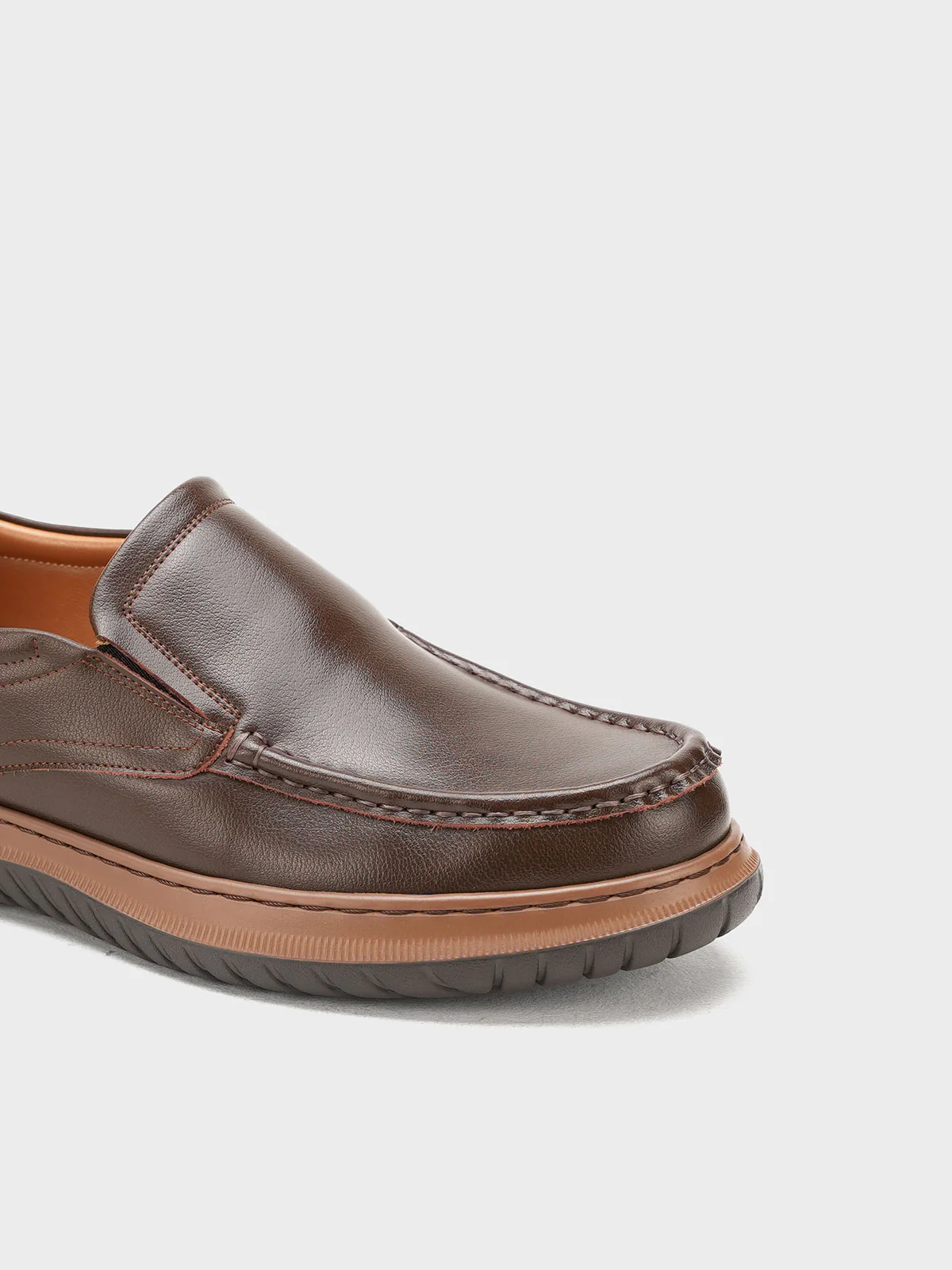 Men "LAREDO" Casual Slip On Leather Shoes - Image 4