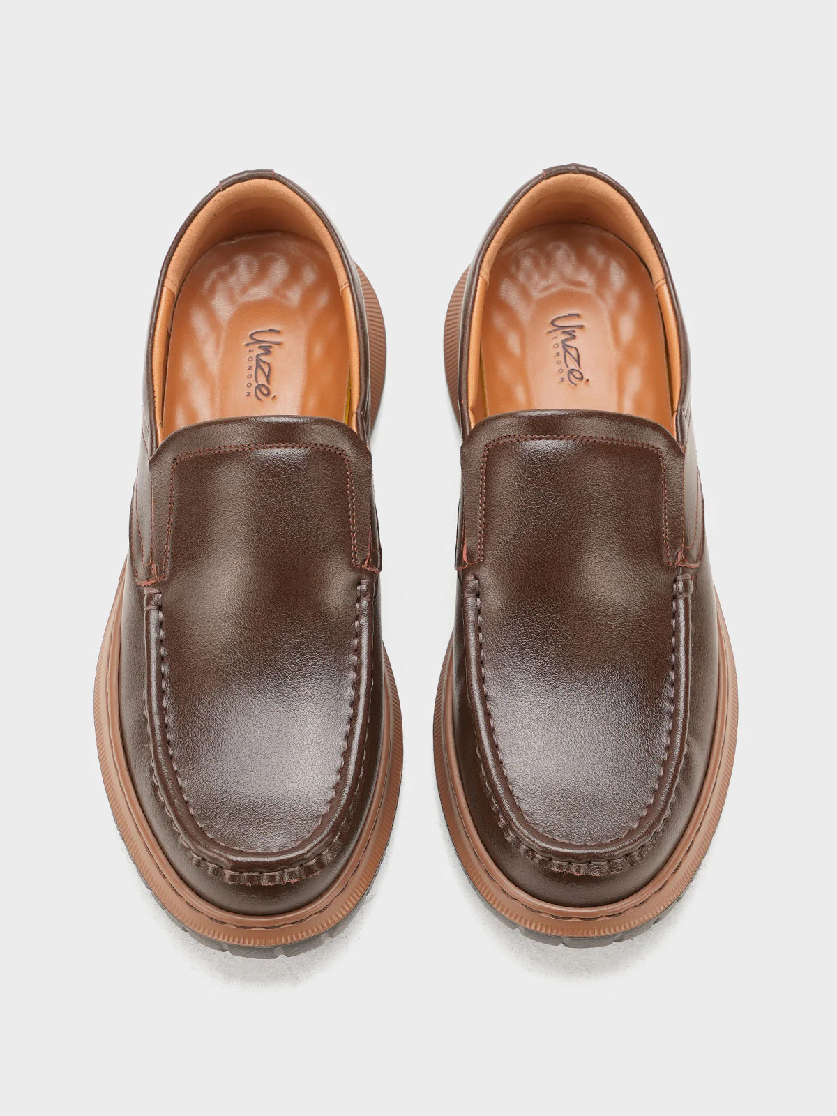 Men "LAREDO" Casual Slip On Leather Shoes - Image 6