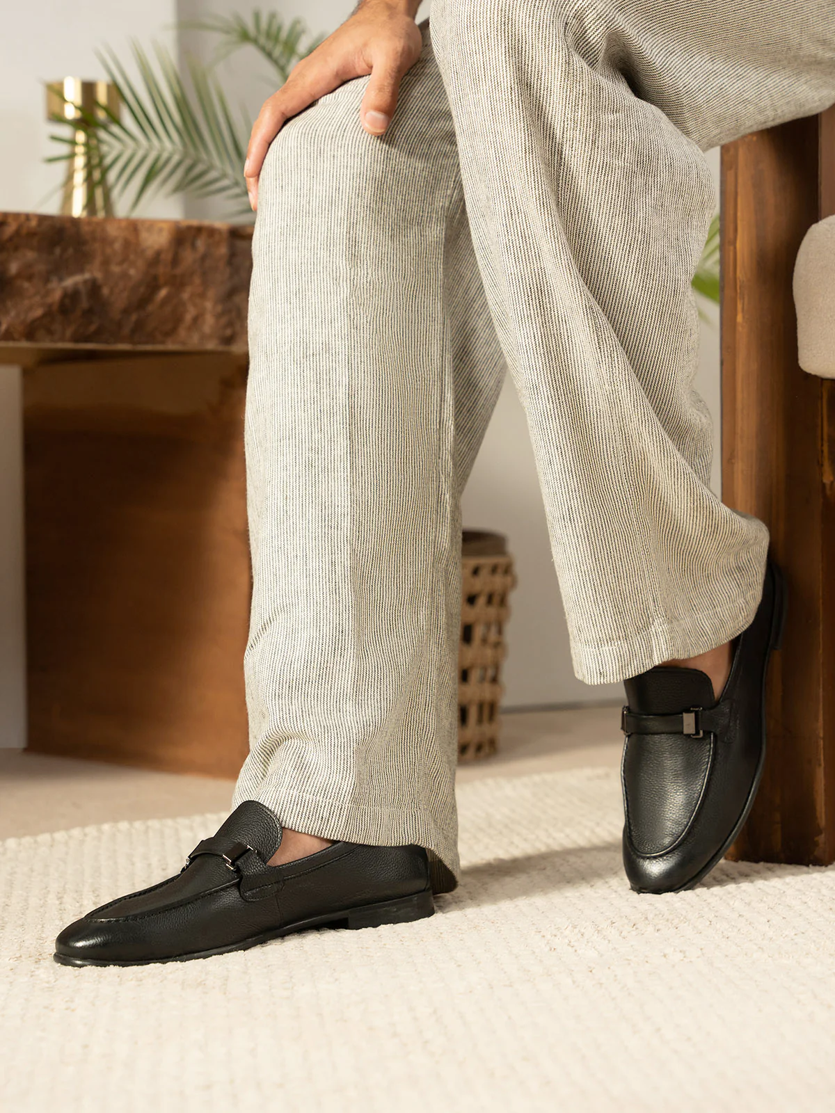 Men "LISALA" Formal Slip On Premium Leather Shoes - Image 6