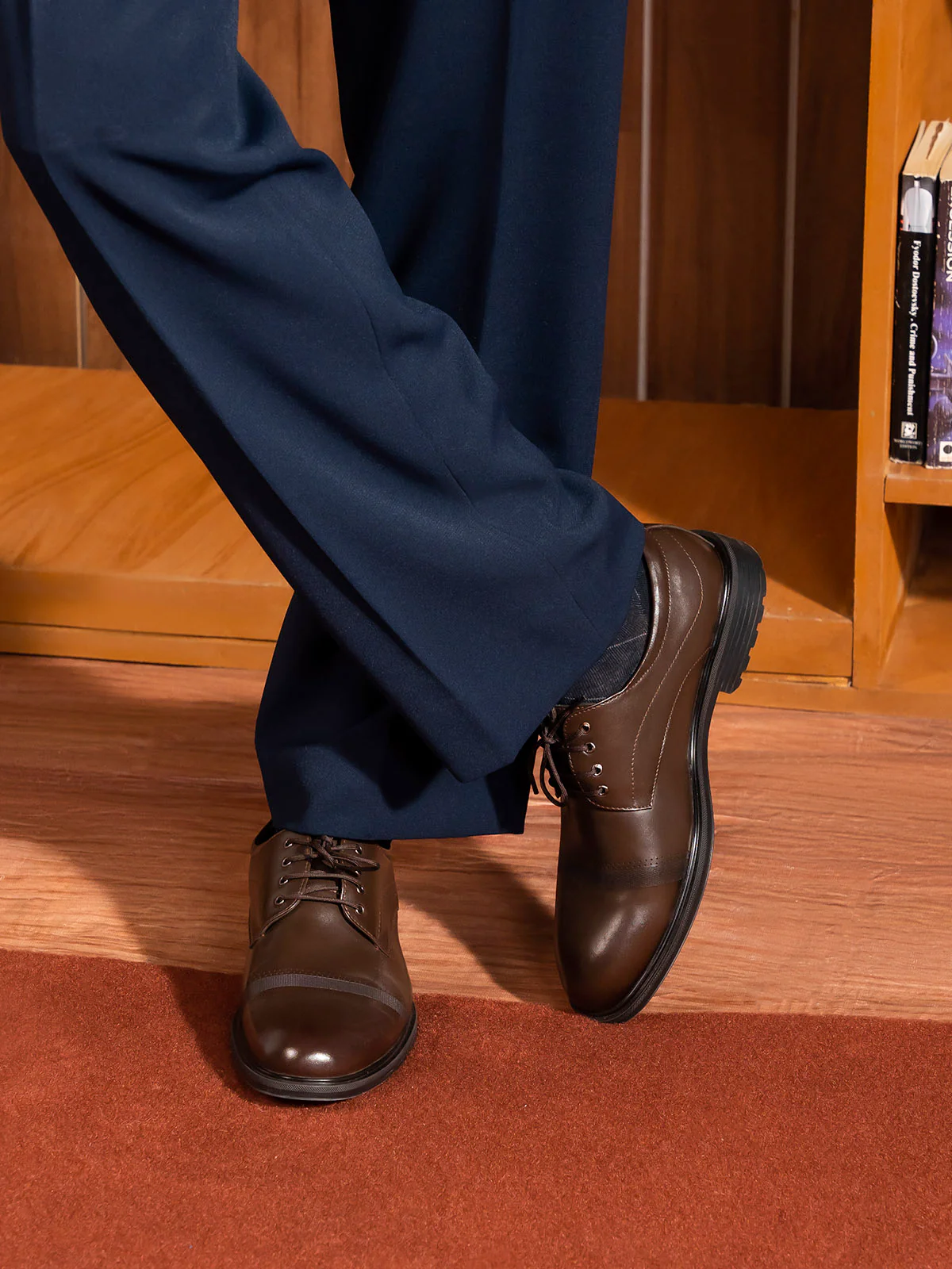 Men "LUCIO" Comfortable Fit Leather Formals - Image 10