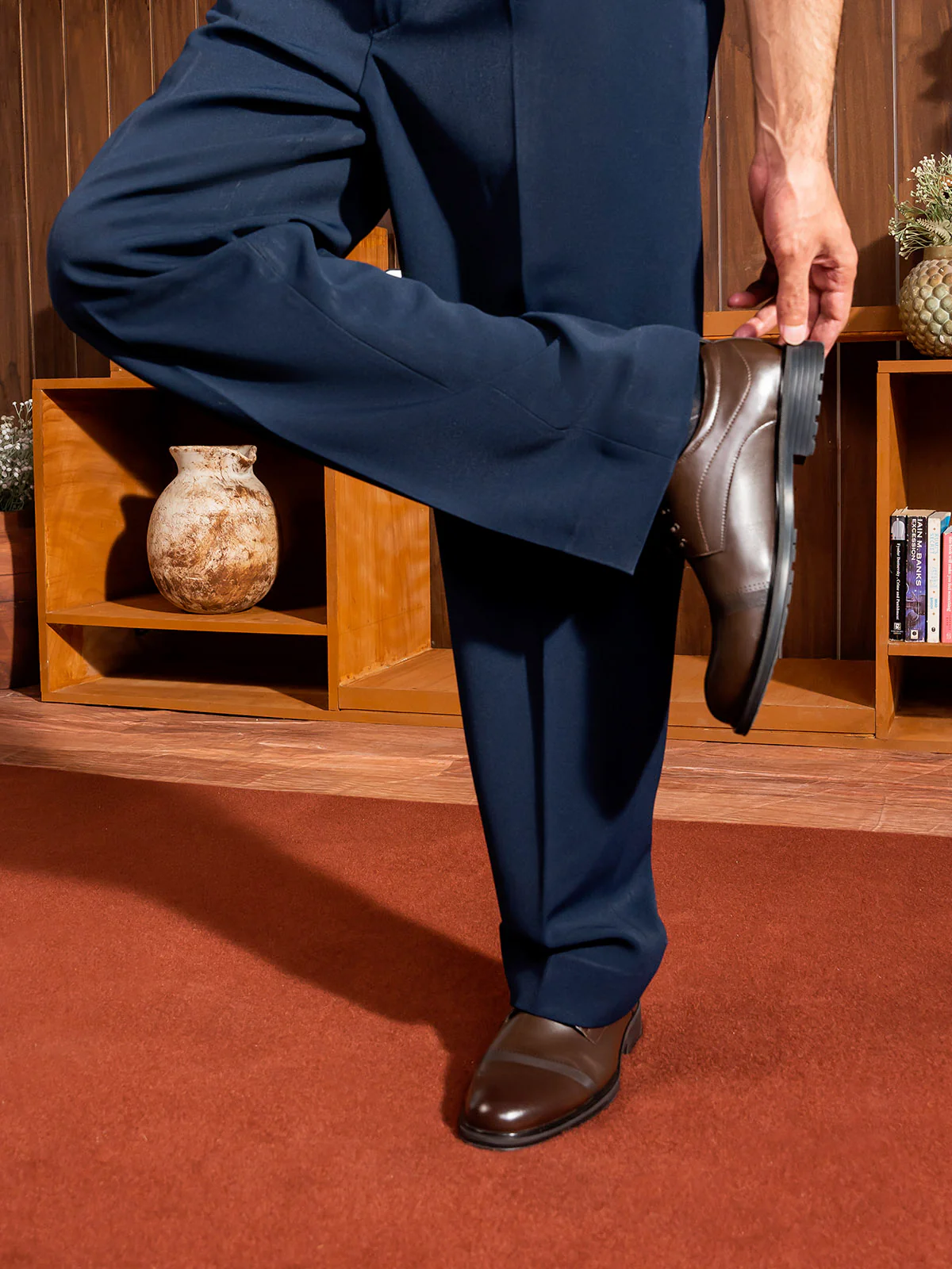 Men "LUCIO" Comfortable Fit Leather Formals - Image 11