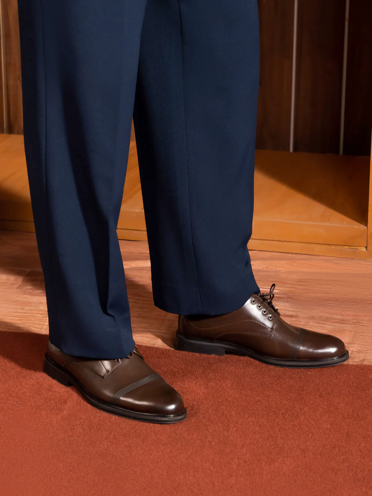 Men "LUCIO" Comfortable Fit Leather Formals - Image 12