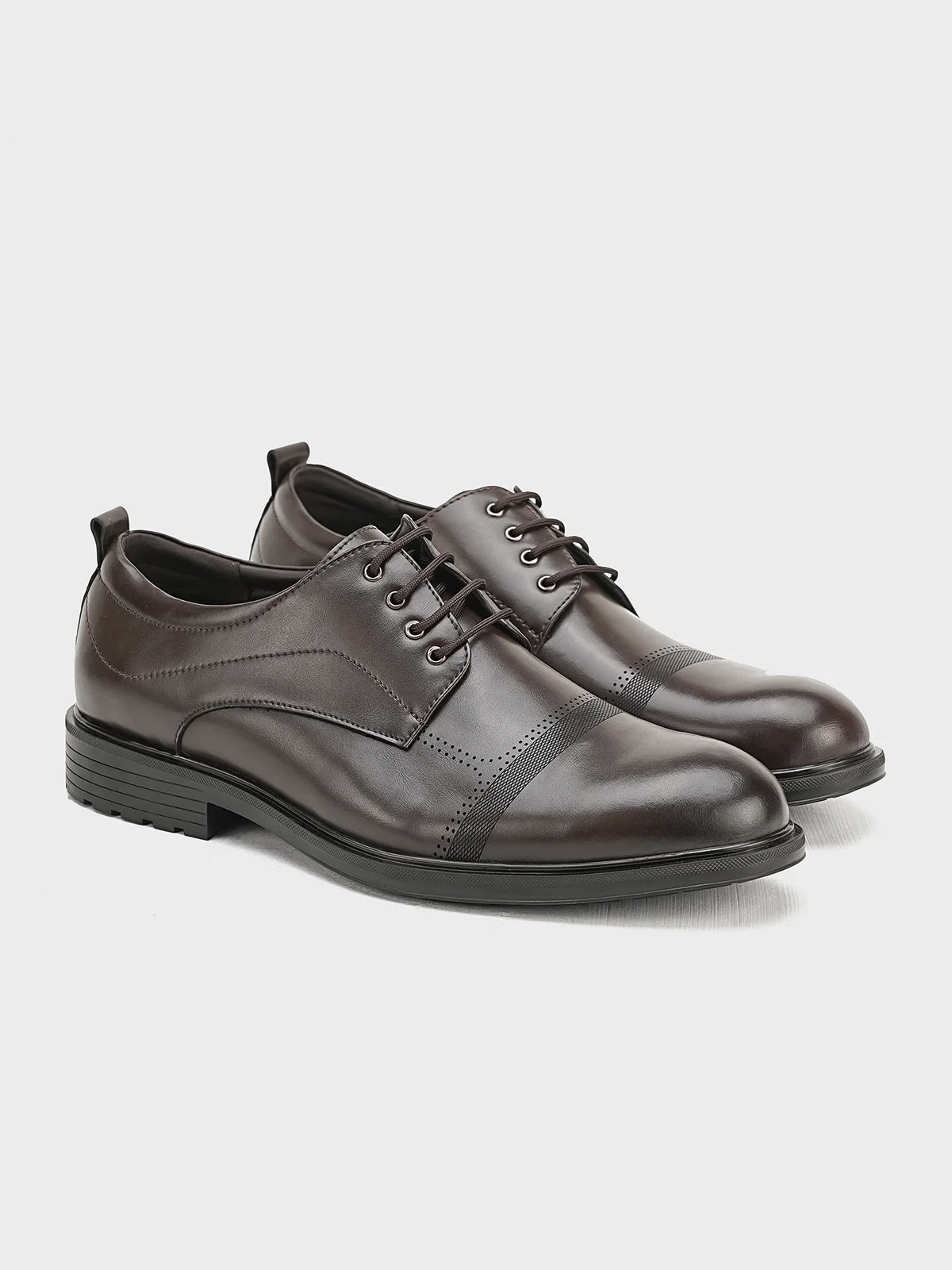 Men "LUCIO" Comfortable Fit Leather Formals - Image 4