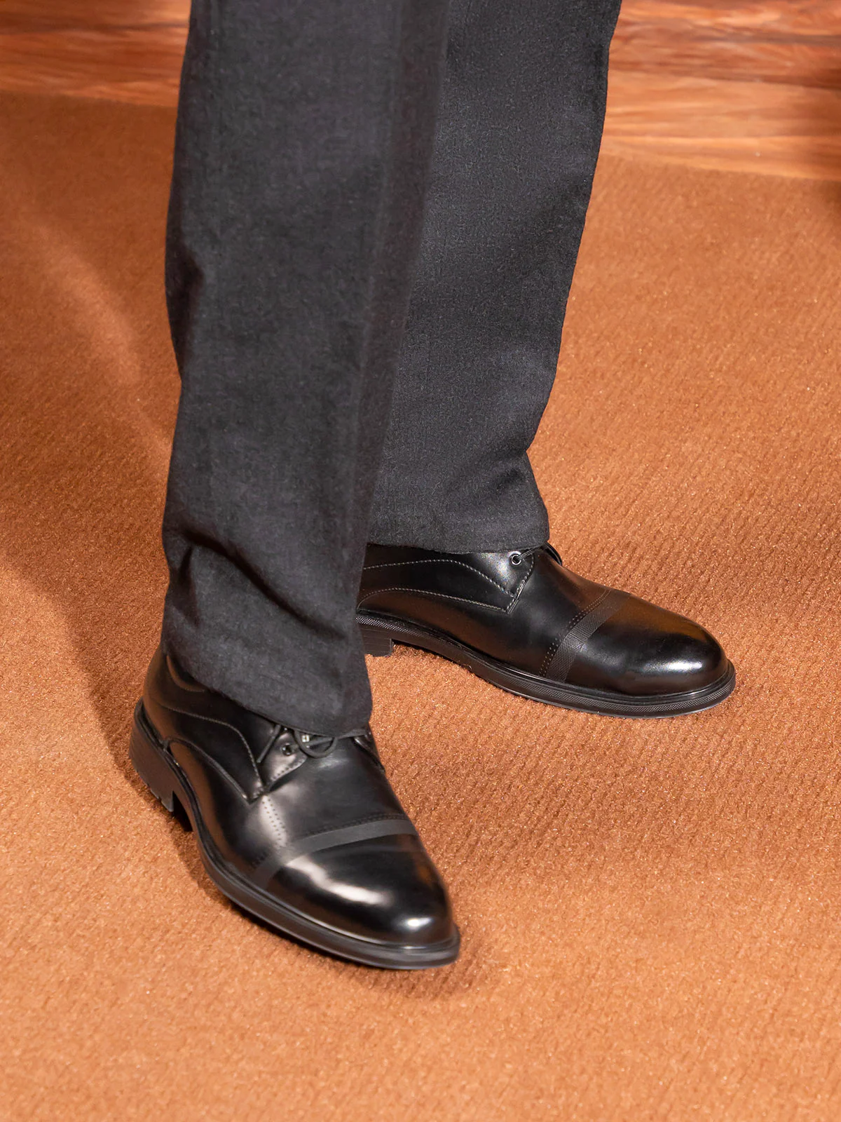 Men "LUCIO" Comfortable Fit Leather Formals - Image 10