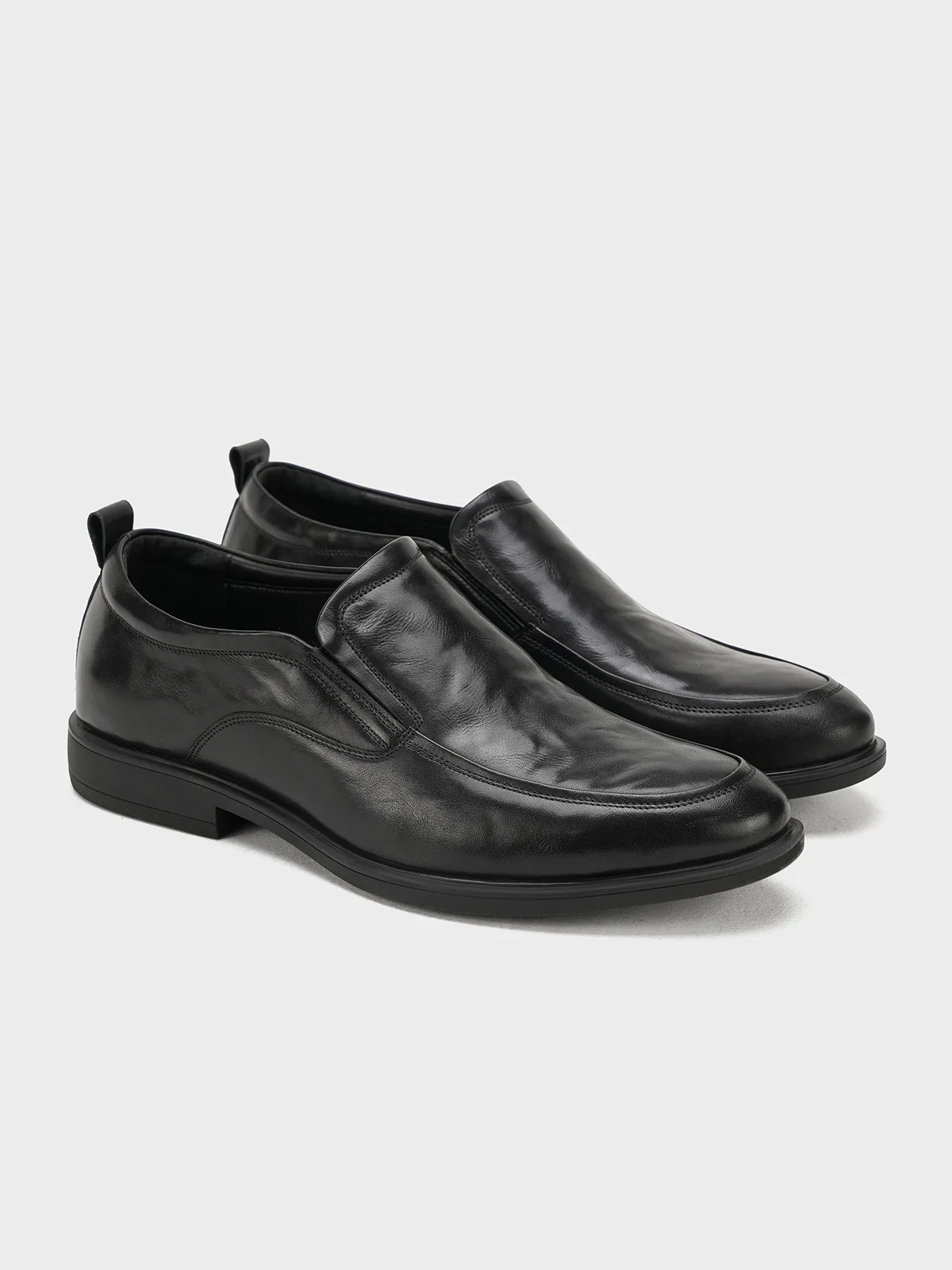 Men "MADHU" Simple Formal Leather Shoes - Image 2