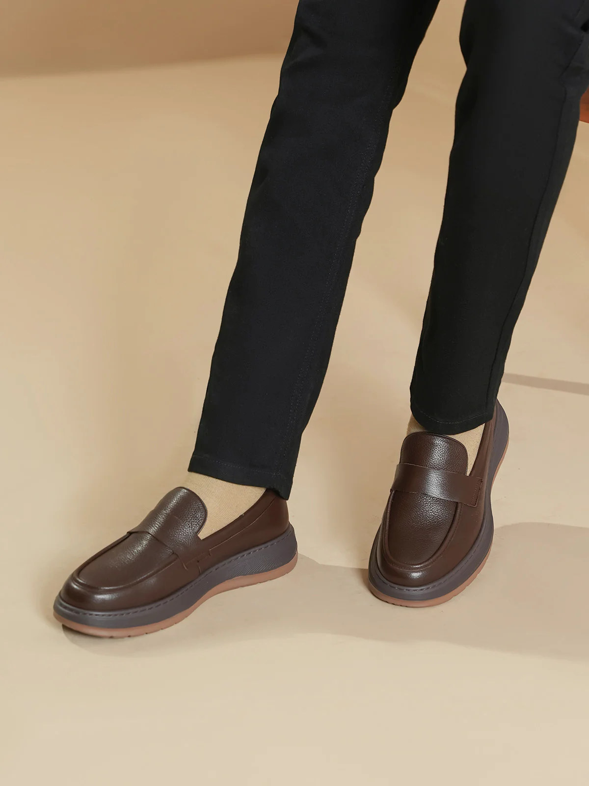 Men "MAKULA" Comfort Leather Loafer Shoes - Image 3