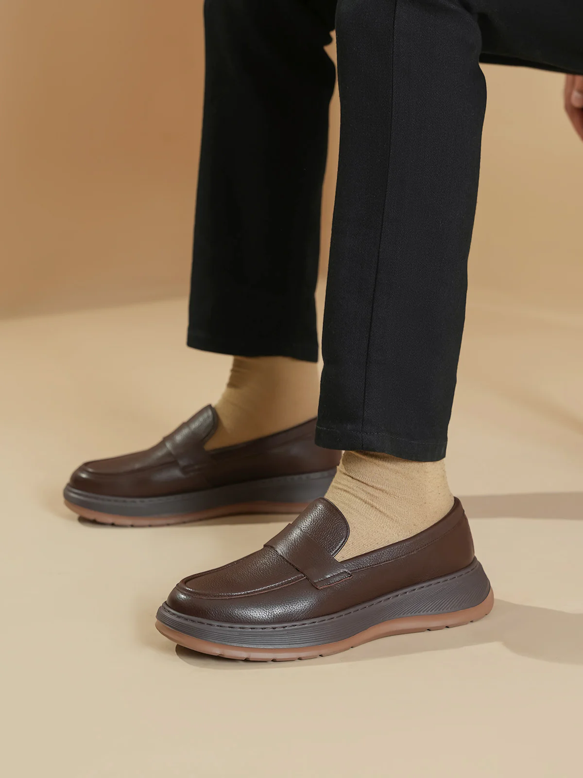 Men "MAKULA" Comfort Leather Loafer Shoes - Image 6