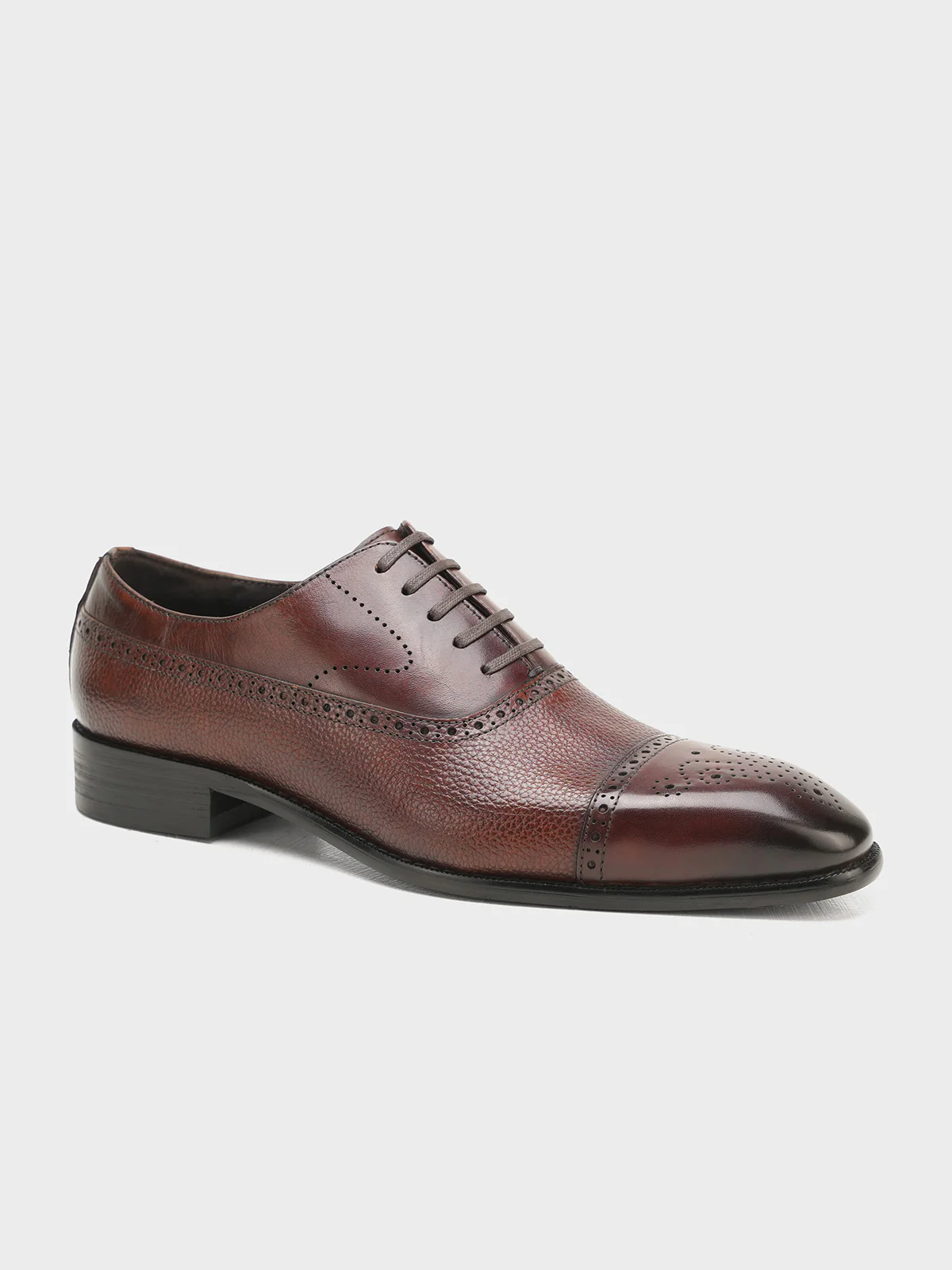 Men "MASON" Leather Lace Up Formals - Image 2