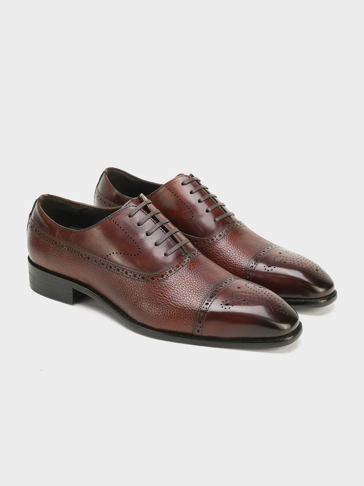 Men "MASON" Leather Lace Up Formals - Image 4