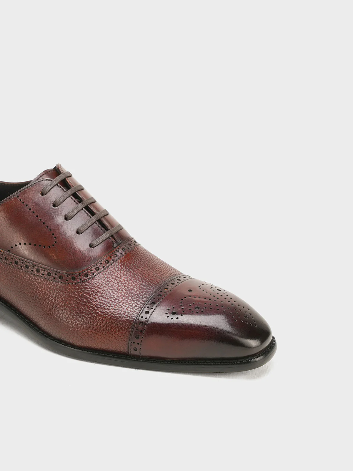 Men "MASON" Leather Lace Up Formals - Image 7
