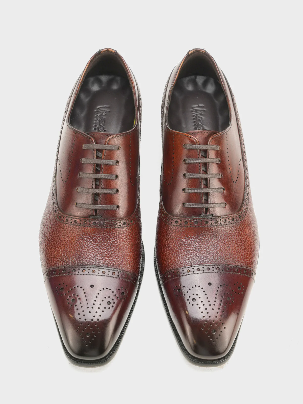 Men "MASON" Leather Lace Up Formals - Image 9