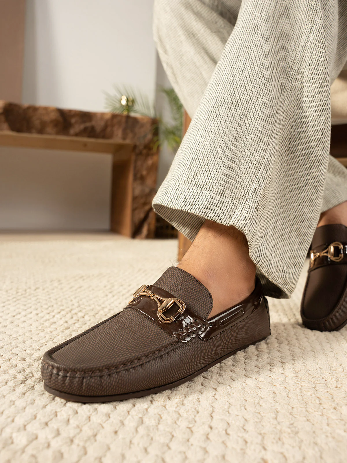 Men "MICHON" Comfort Slip On Moccasins - Image 6