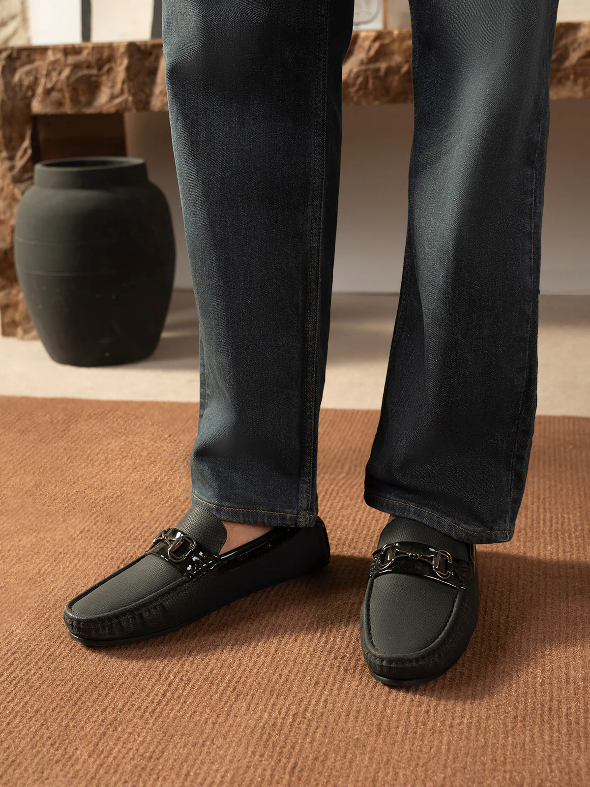 Men "MICHON" Comfort Slip On Moccasins - Image 6