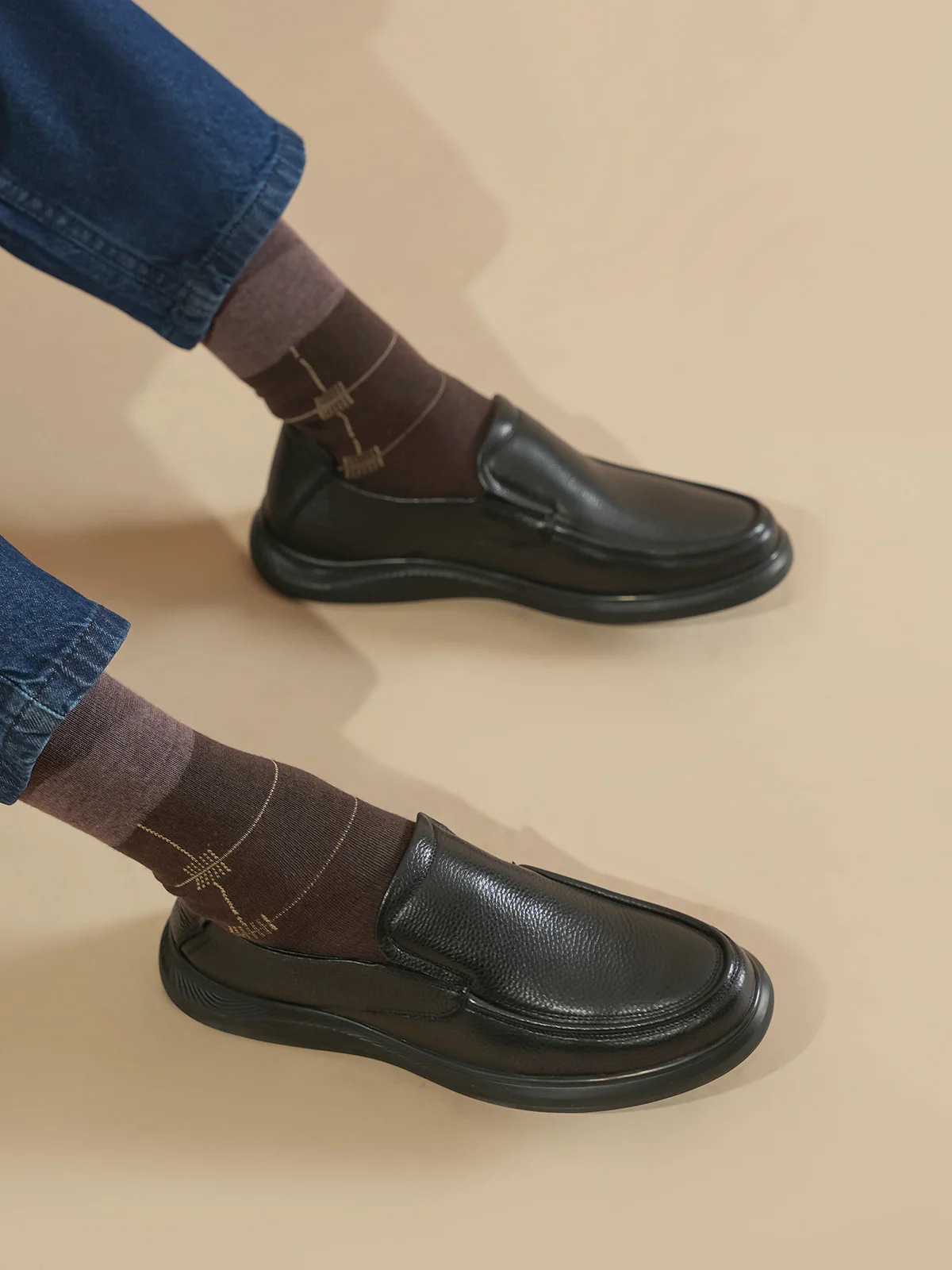 Men "MOSES" Unique Leather Formal Shoes - Image 10