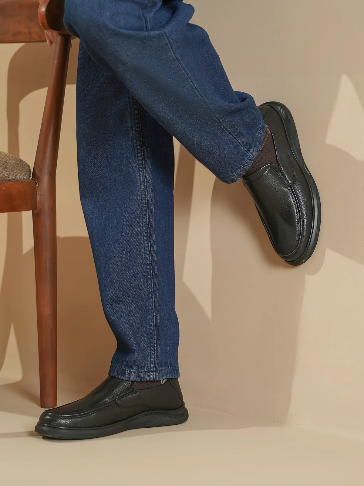 Men "MOSES" Unique Leather Formal Shoes - Image 3