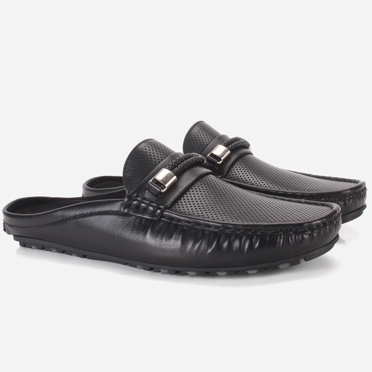 Men "MOYER" Open Back Stylish Moccasins - Image 2