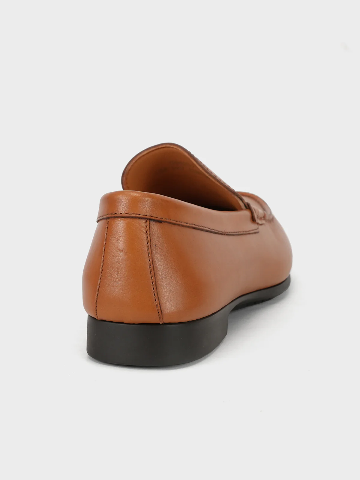 Men "NON" Woven Textured Slip On Casual Leather Moccasin Shoes - Image 5
