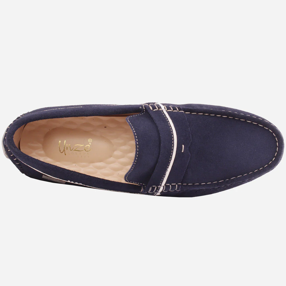 Men "OLSEN" Suede Comfort Moccasins - Image 4