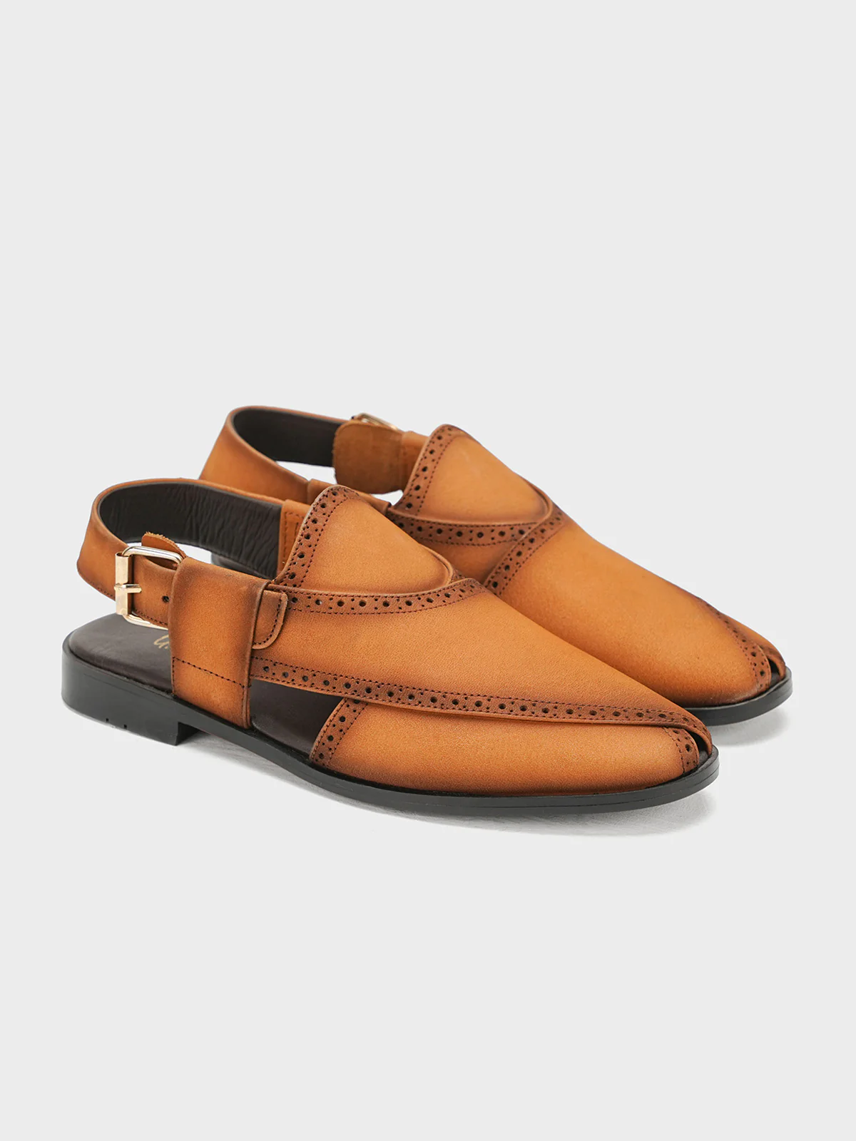Men "PROVAN" Peshawari Leather Sandals - Image 4