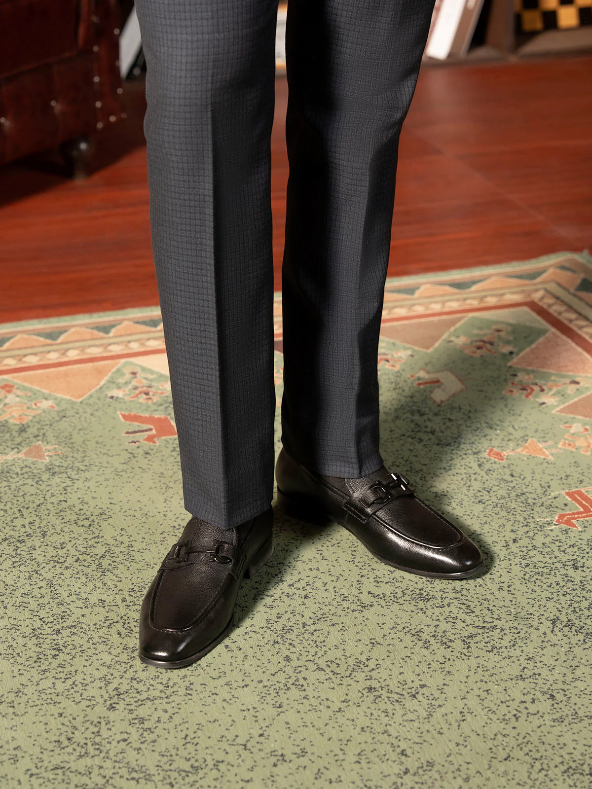 Men "RAQUEL" Classic Slip On Leather Formals