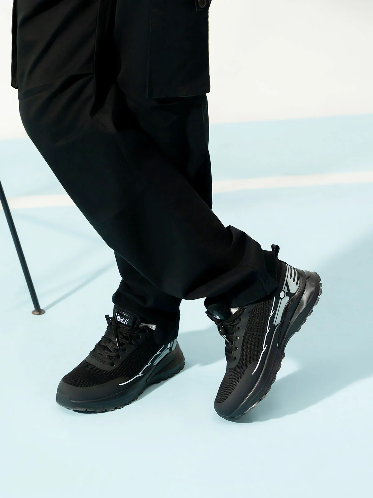 Men "RENZO" Stylish Soft Fabric Trainers