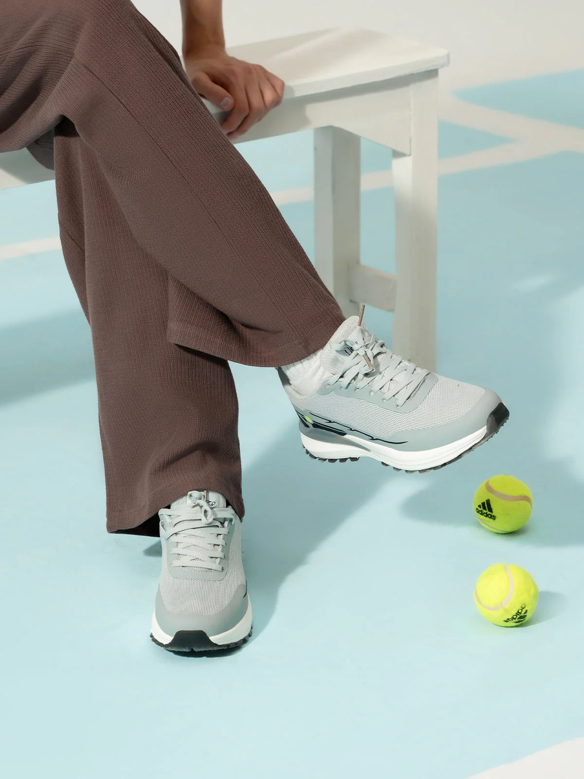 Men "RENZO" Stylish Soft Fabric Trainers