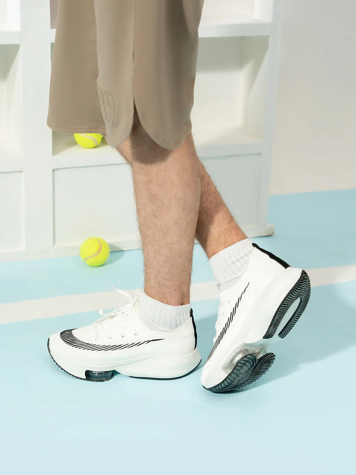 Men "RHODE" Stylish Look Fabric Trainers - Image 3