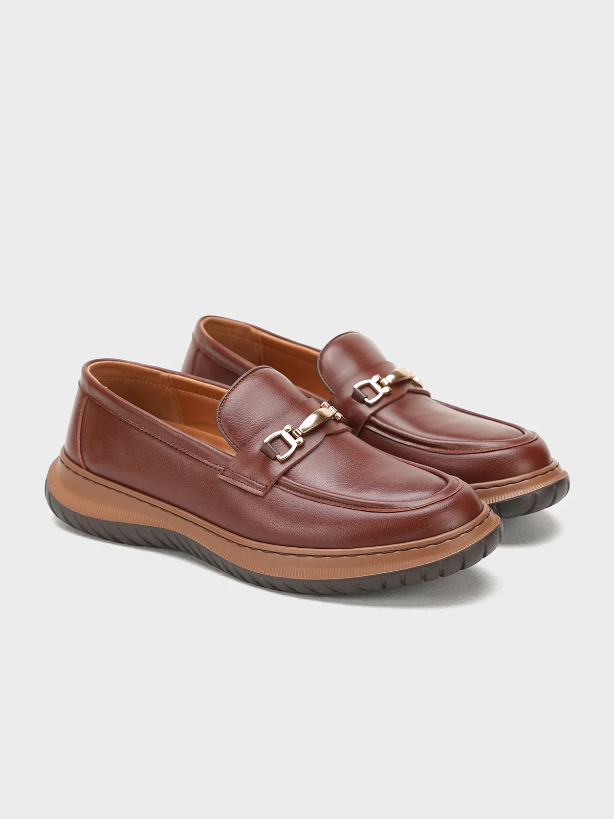Men "ROLDAN" Perfacr Slip On Leather Shoes - Image 4