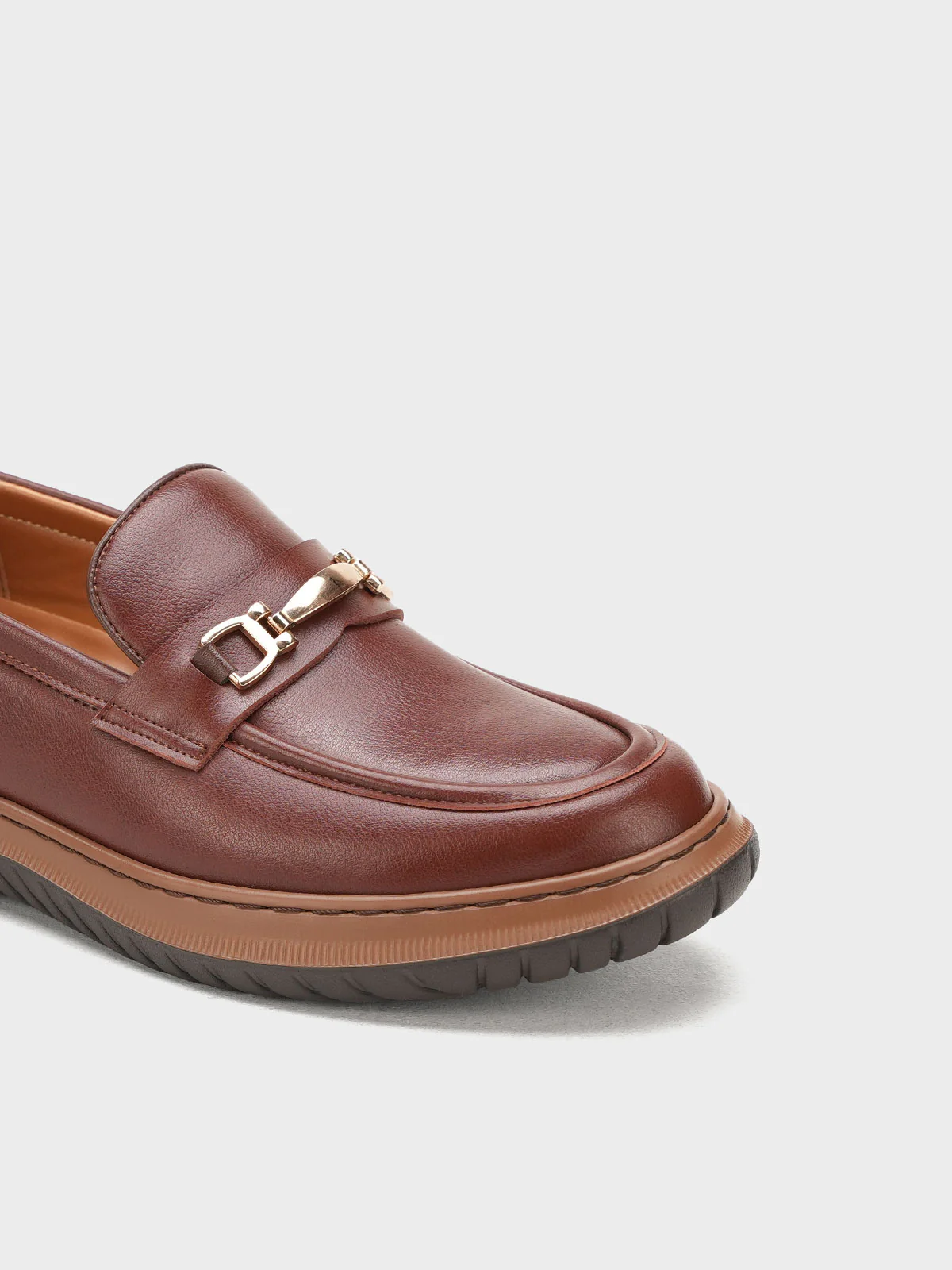 Men "ROLDAN" Perfacr Slip On Leather Shoes - Image 7