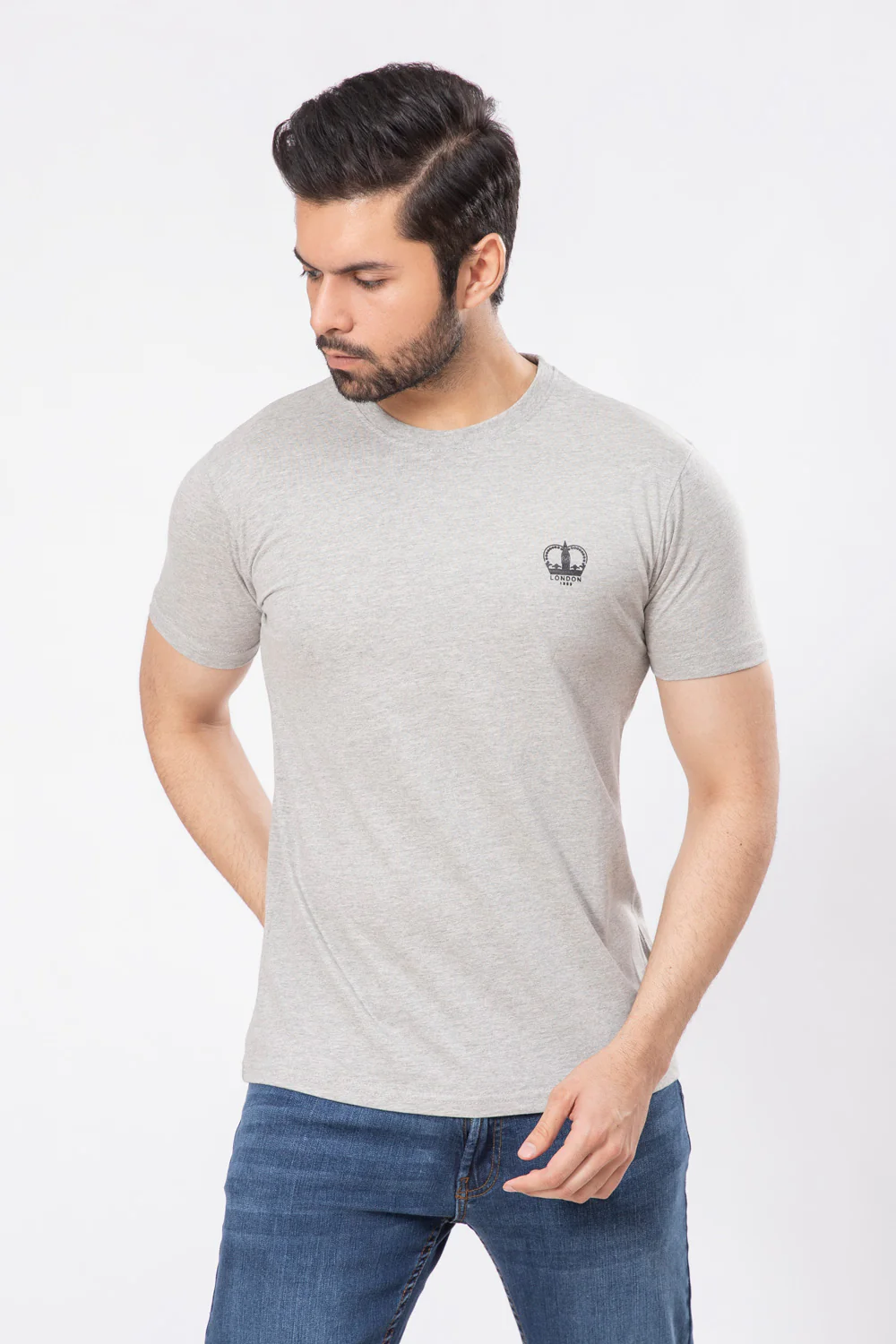 "HAROLD" Regular-Fit Pique T-Shirt