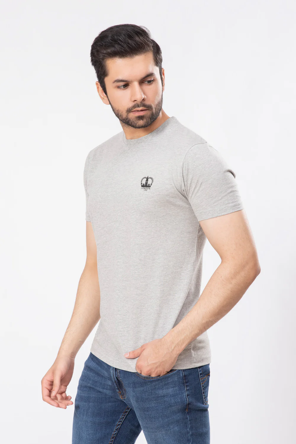 "HAROLD" Regular-Fit Pique T-Shirt - Image 4