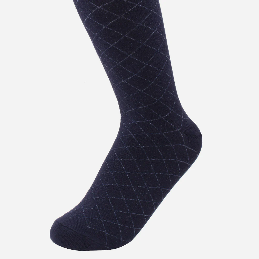 Men’s "DERRICK" Zigzag Cotton Formal Socks