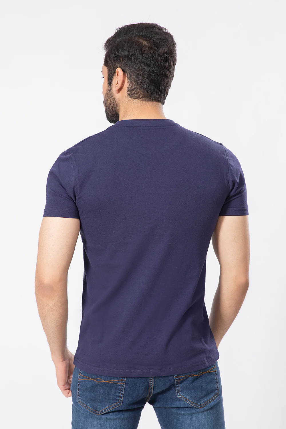 Men’s "Fred" Crewneck T-Shirt in Cotton - Image 5