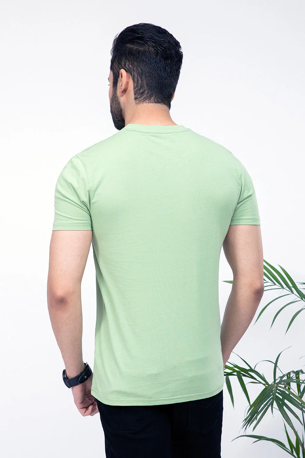 "Greg" Crewneck T-Shirt in Cotton - Image 5