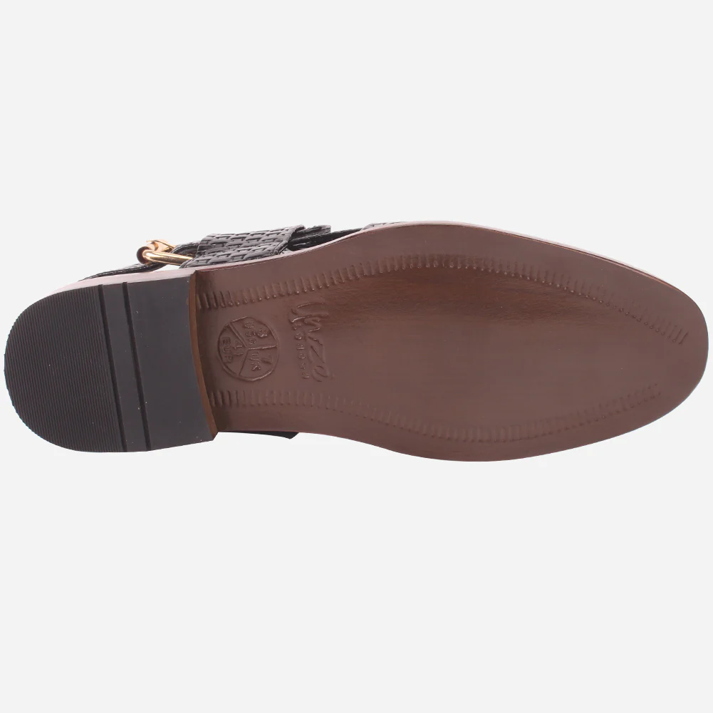 Men "SERVA" Leather Designer Peshawari Sandals - Image 5
